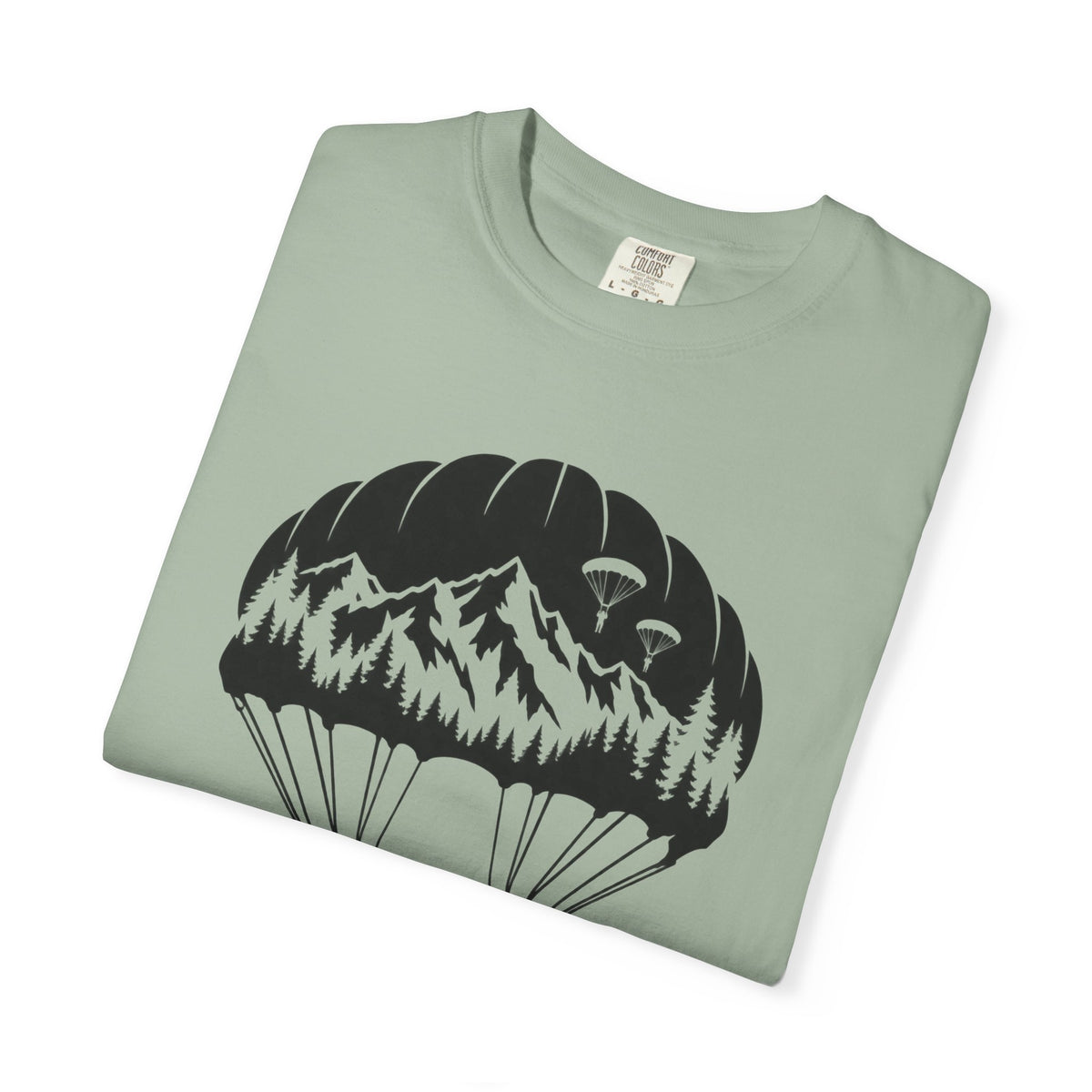 Parachute Mountain Tee — Soldier Silhouette T-Shirt