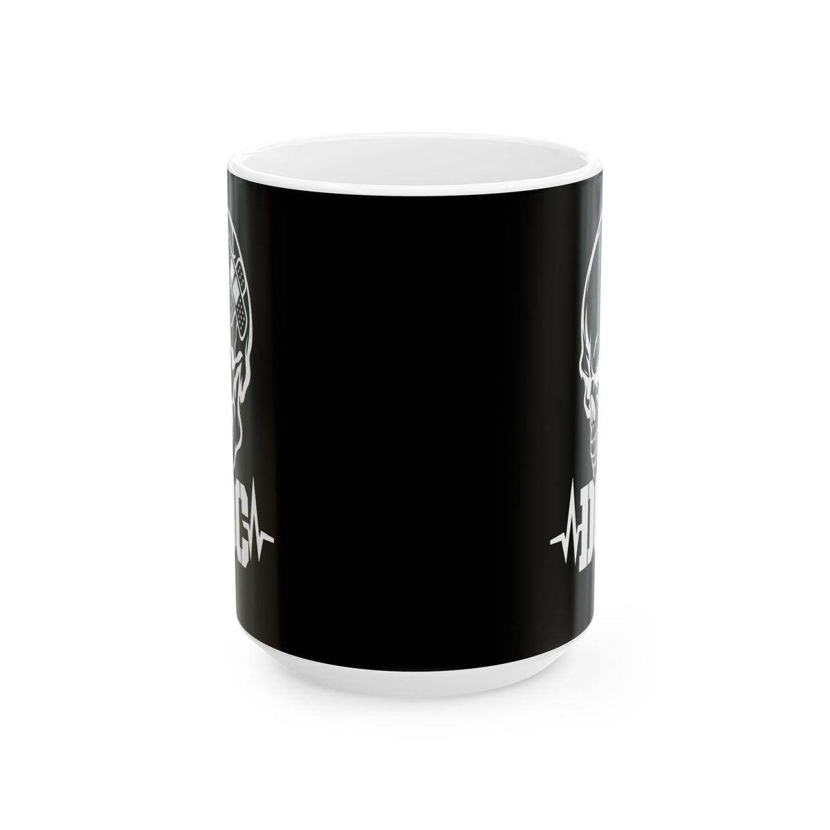 DOC Skull with Bandaids Mug