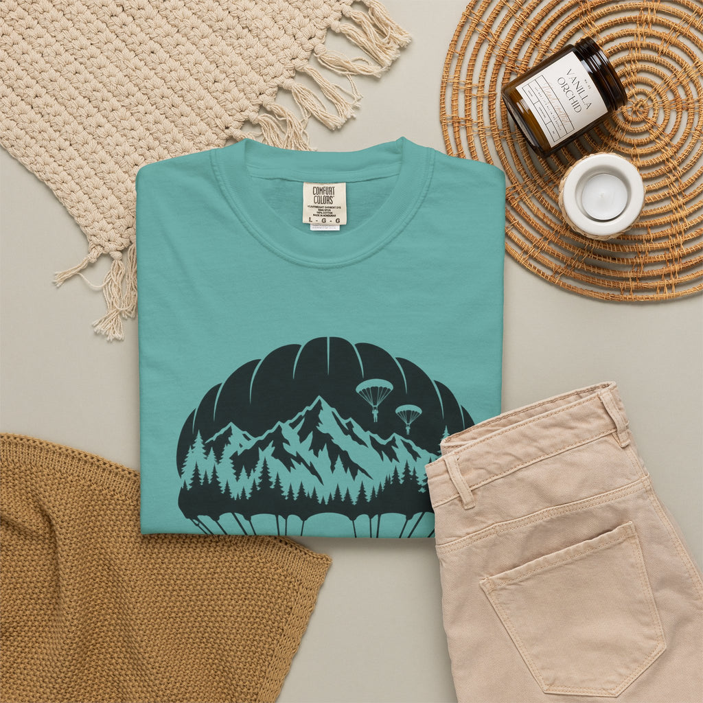 Parachute Mountain Tee — Soldier Silhouette T-Shirt