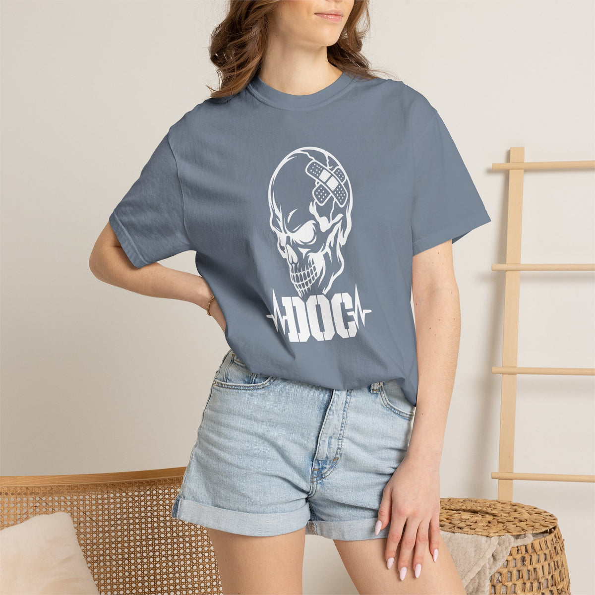 Doc Skull T-Shirt — Military Medic EMT Combat Medic Tee