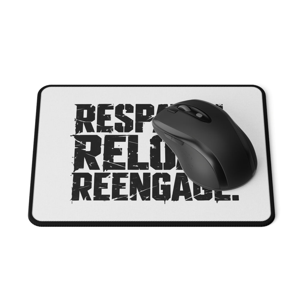 Respawn. Reload. Reengage. Gaming Mouse Pad — Non-Slip Desk Mat for Gamers