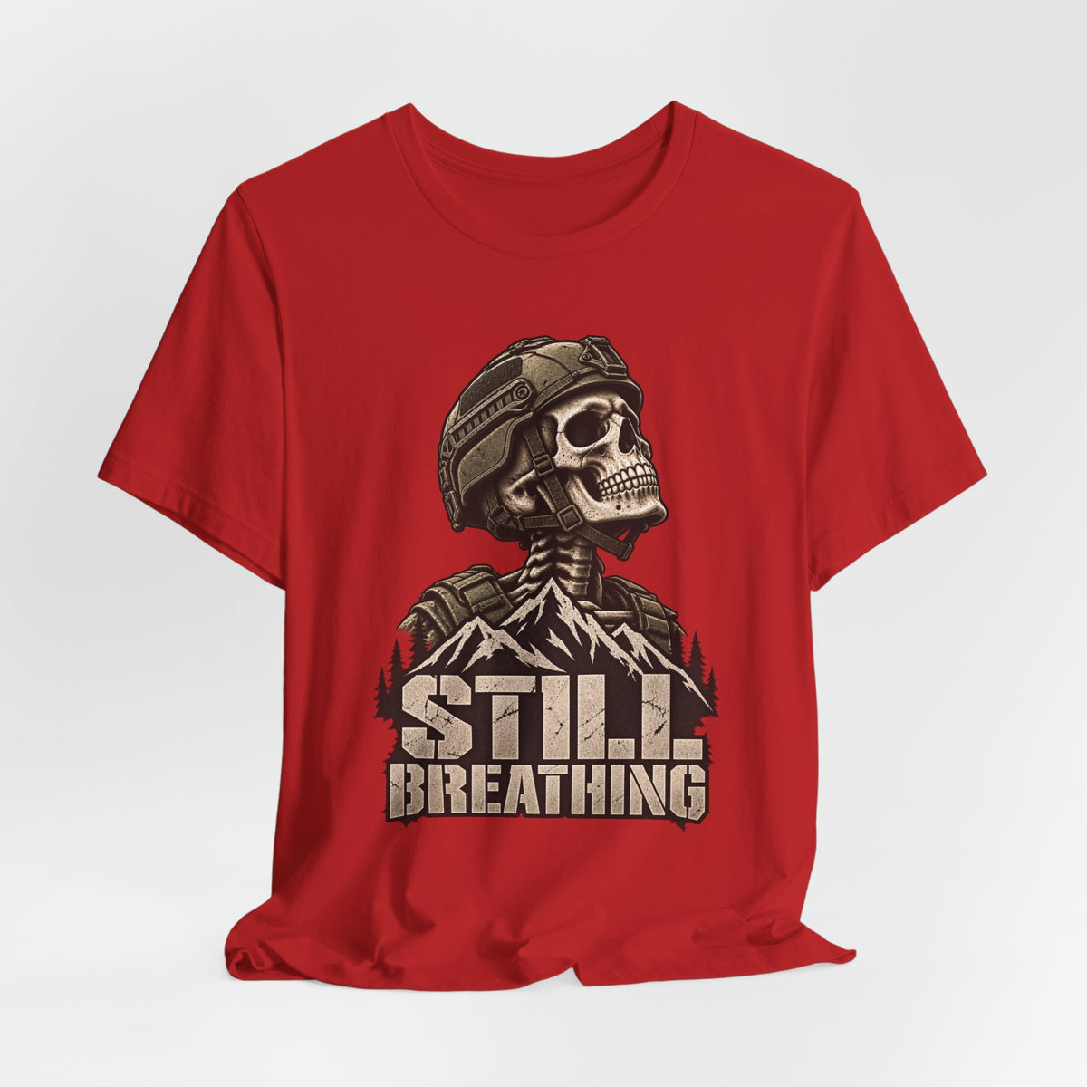 STILL BREATHING — T-Shirt — Bella+Canvas Lightweight Tee