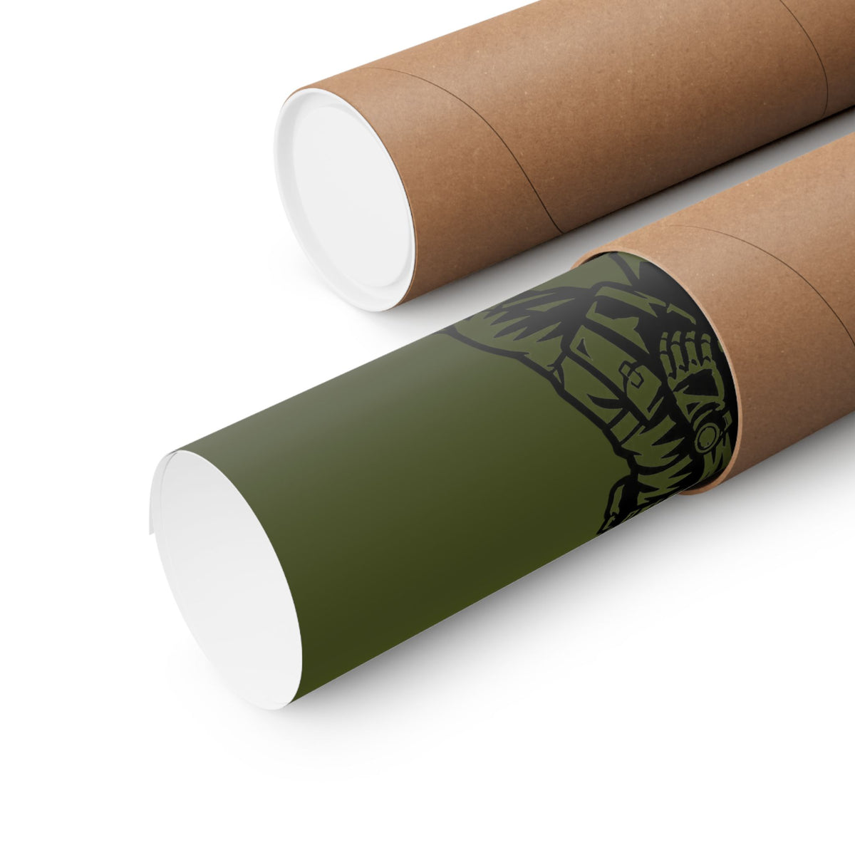 Walking Medic Poster — Tactical Soldier Wall Art (Matte Vertical)
