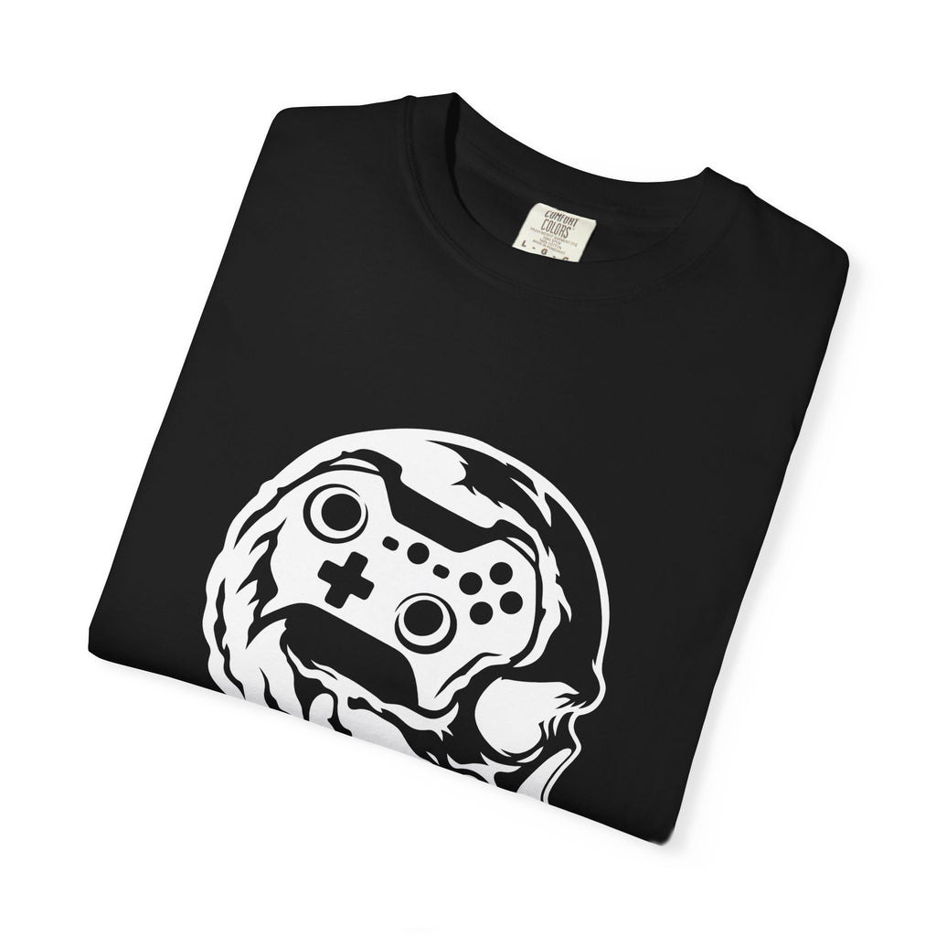 GAMER SKULL — T-Shirt Dark Colors — Comfort Colors Garment-Dyed Tee