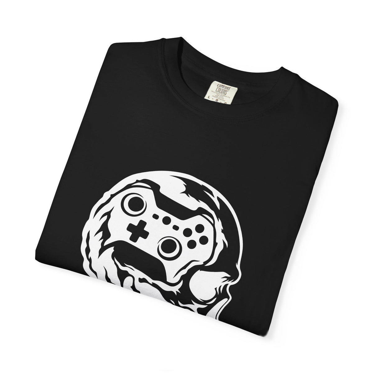 GAMER SKULL — T-Shirt Dark Colors — Comfort Colors Garment-Dyed Tee