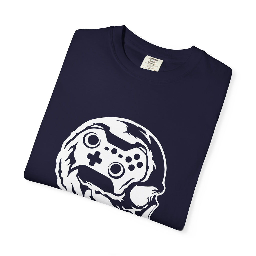 GAMER SKULL — T-Shirt Dark Colors — Comfort Colors Garment-Dyed Tee