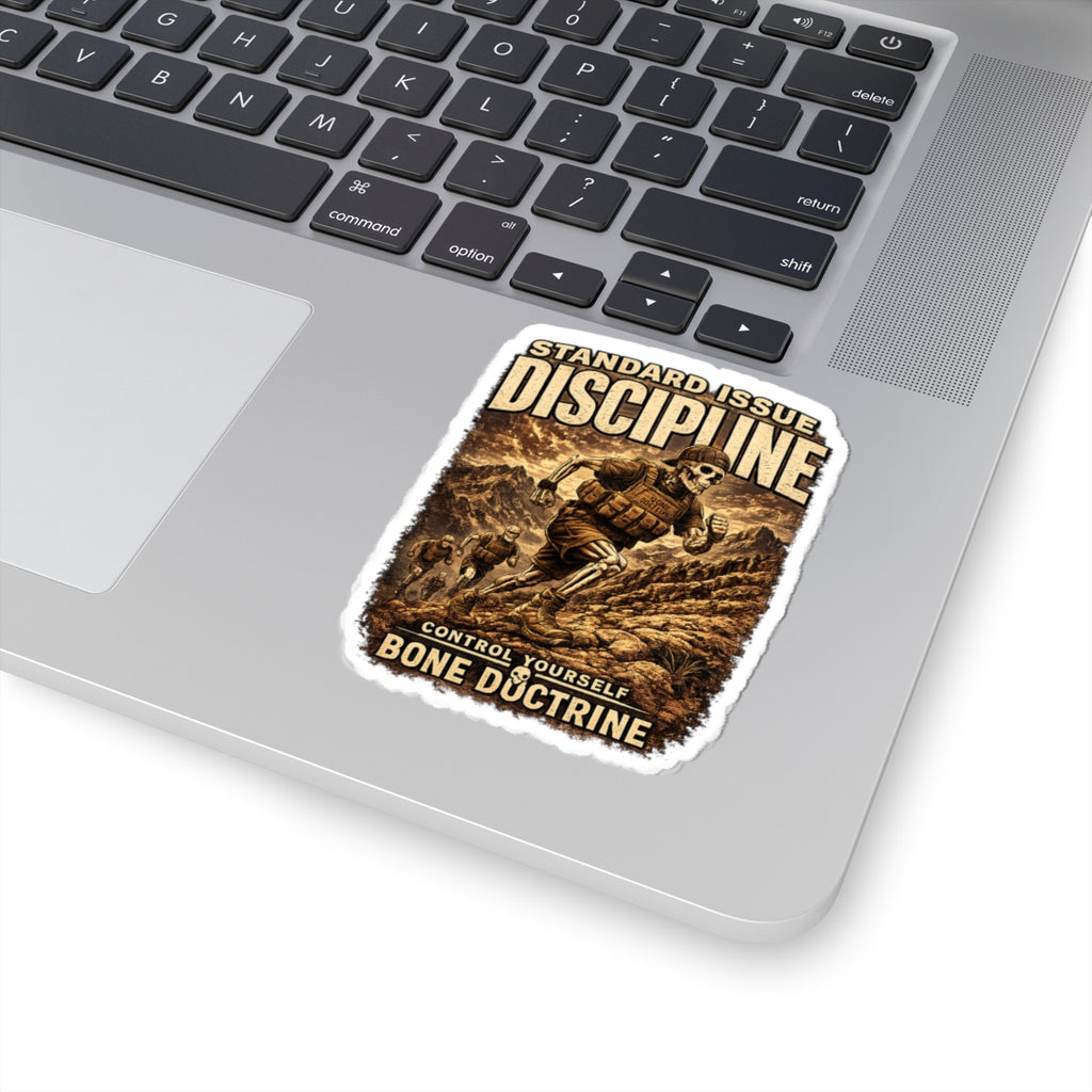 DISCIPLINE — Running Up Mountain Sticker