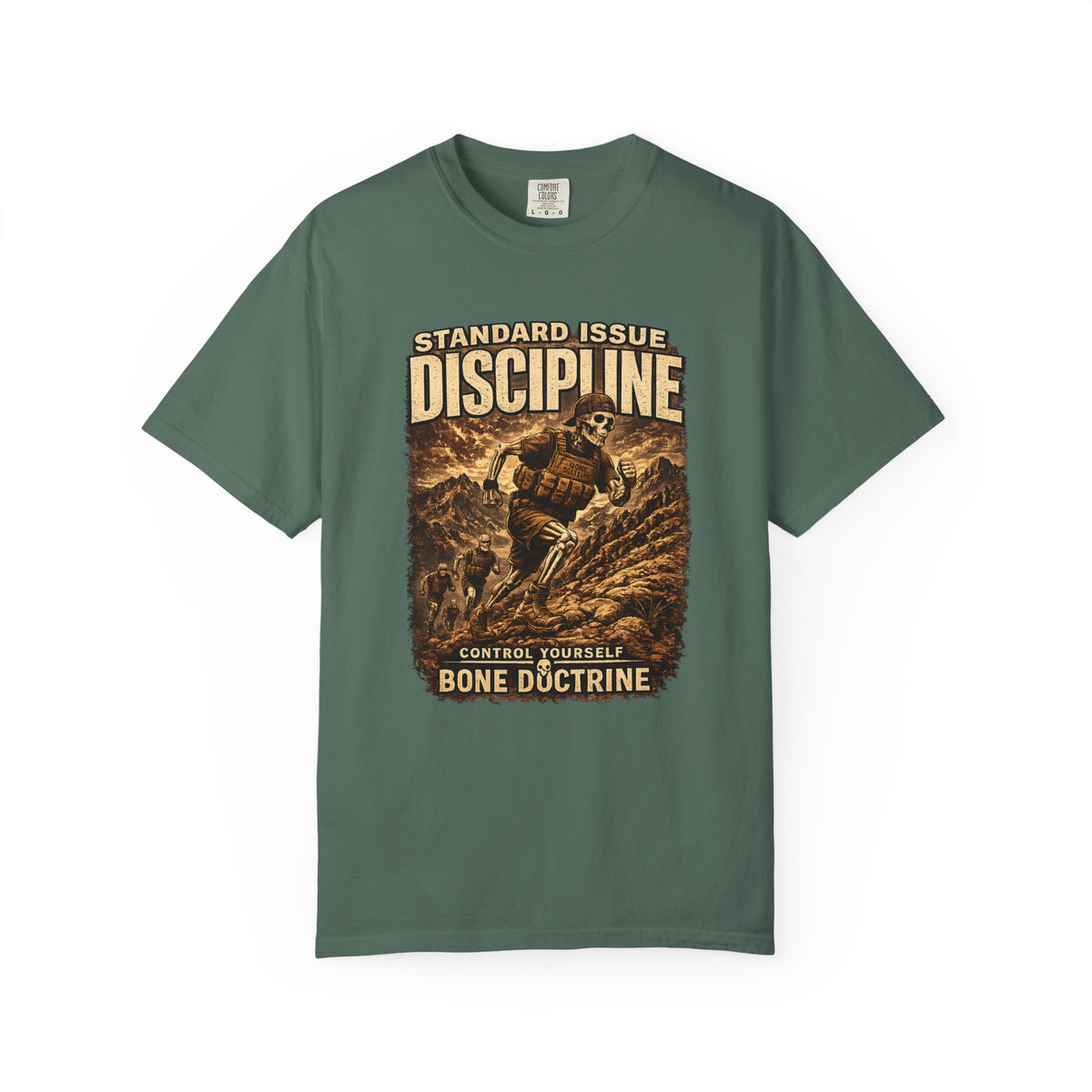 DISCIPLINE — Running Up Mountain T-Shirt — Comfort Colors Garment-Dyed Tee