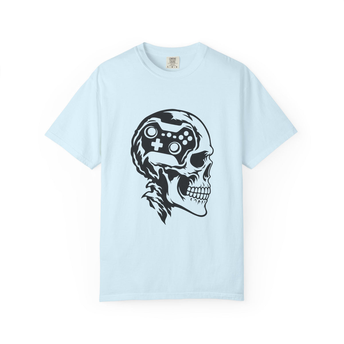GAMER SKULL — T-Shirt Bright Colors — Comfort Colors Garment-Dyed Tee