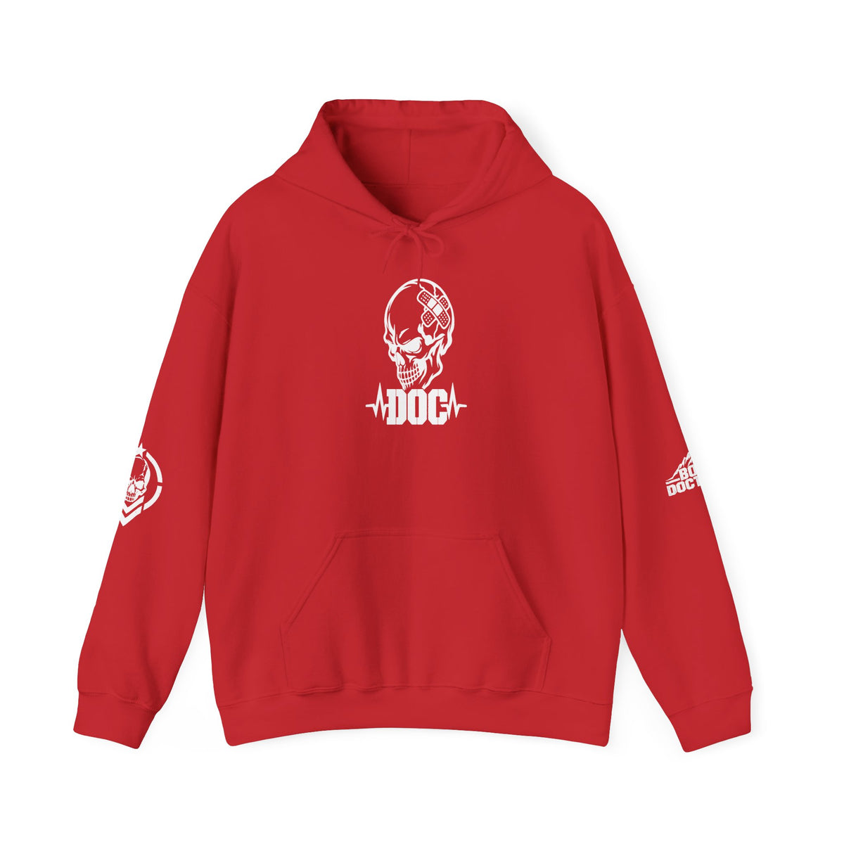 DOC Skull with Bandaids Hoodie
