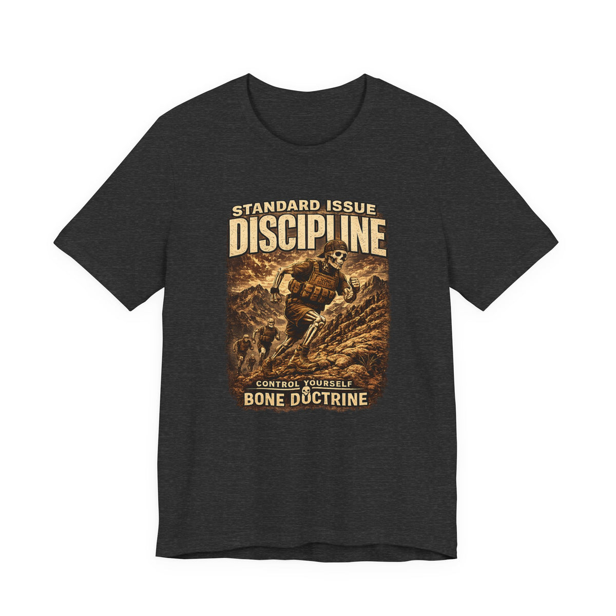 DISCIPLINE — Running Up Mountain T-Shirt — Bella+Canvas Lightweight Tee