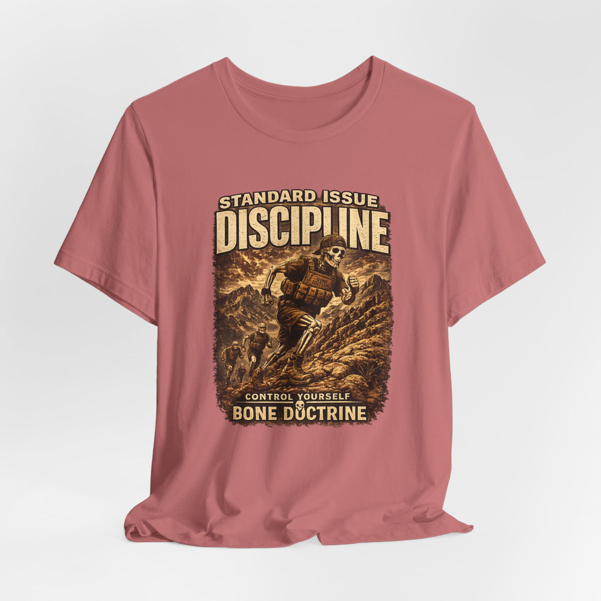 DISCIPLINE — Running Up Mountain T-Shirt — Bella+Canvas Lightweight Tee