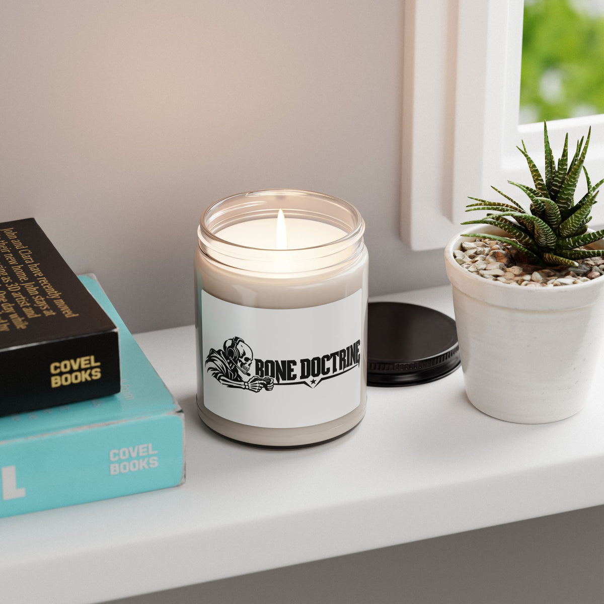 Bone Doctrine Scented Soy Candle — 9oz Aromatic Jar Candle