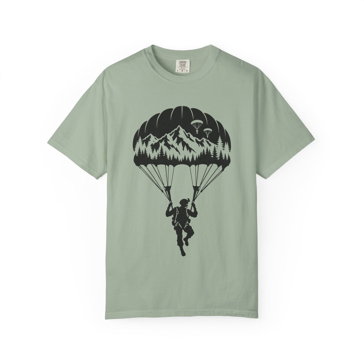 Parachute Mountain Tee — Soldier Silhouette T-Shirt