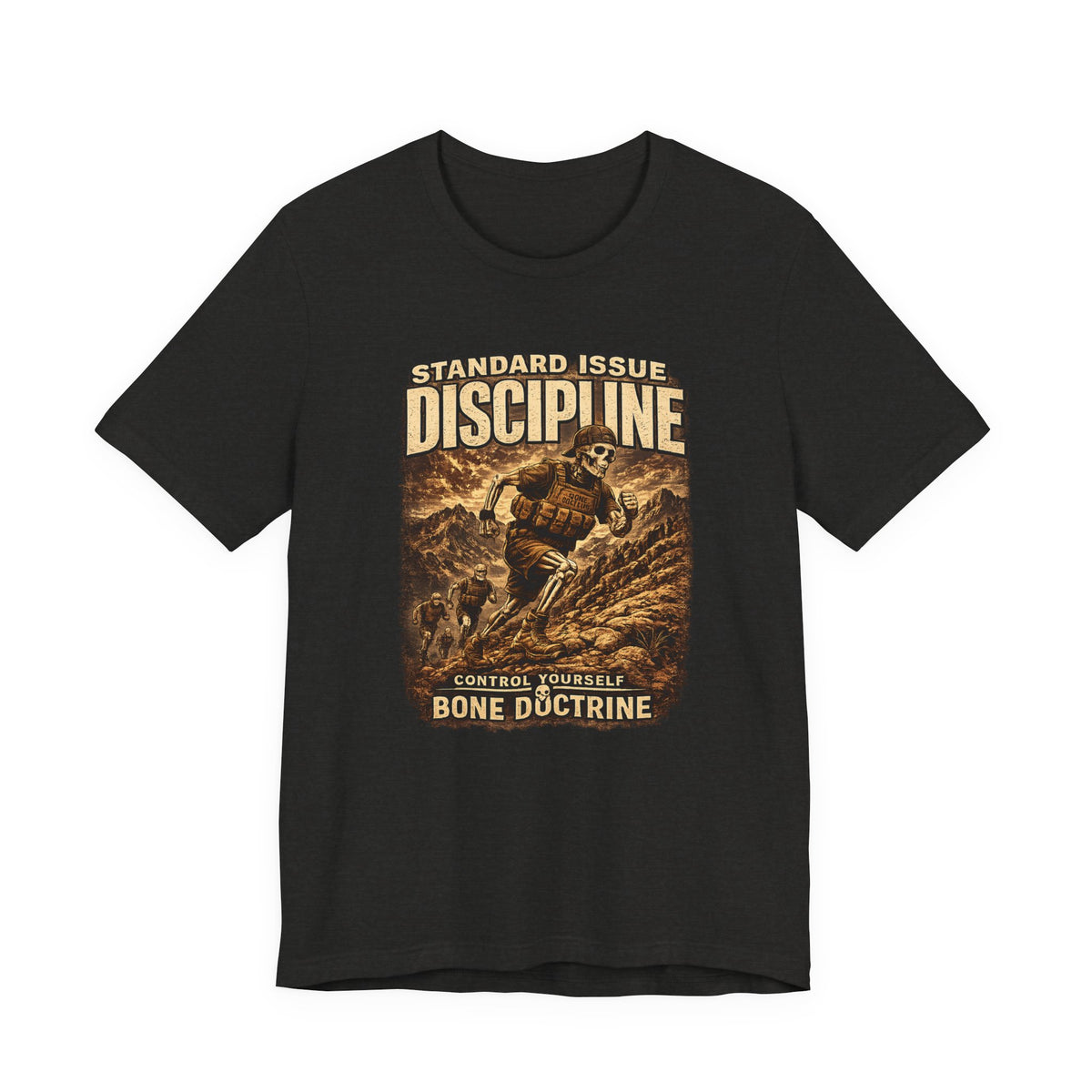 DISCIPLINE — Running Up Mountain T-Shirt — Bella+Canvas Lightweight Tee