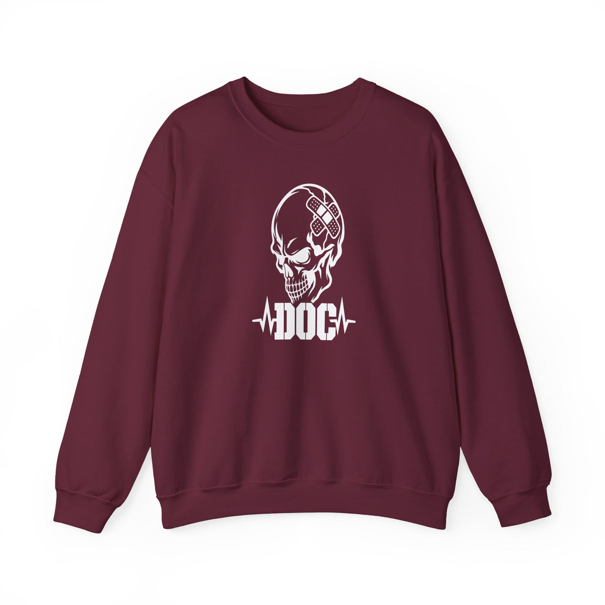 Classic White Crewneck Sweatshirt