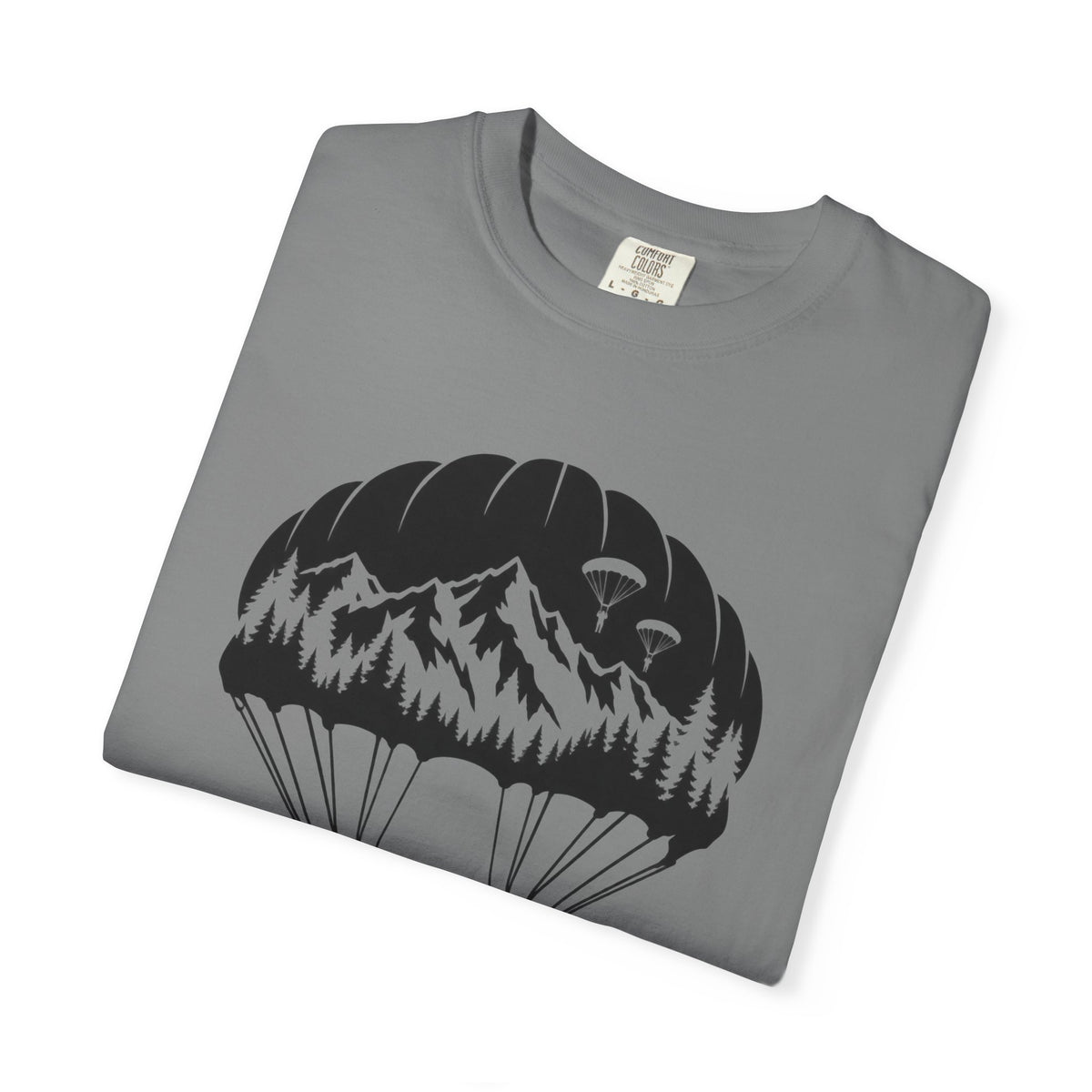 Parachute Mountain Tee — Soldier Silhouette T-Shirt