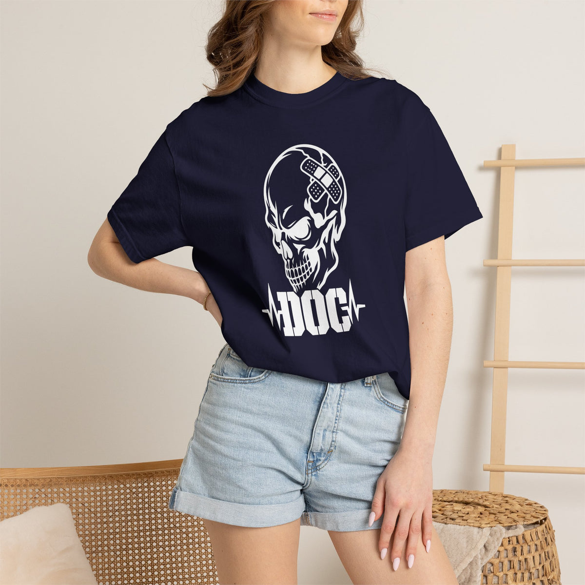 Doc Skull T-Shirt — Military Medic EMT Combat Medic Tee