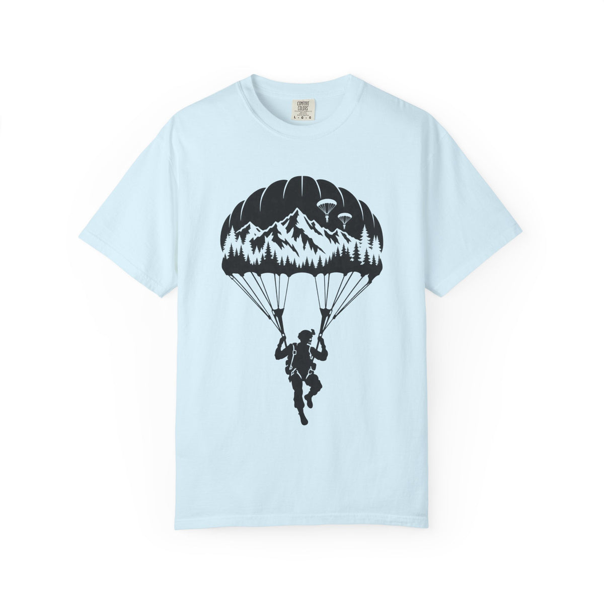 Parachute Mountain Tee — Soldier Silhouette T-Shirt