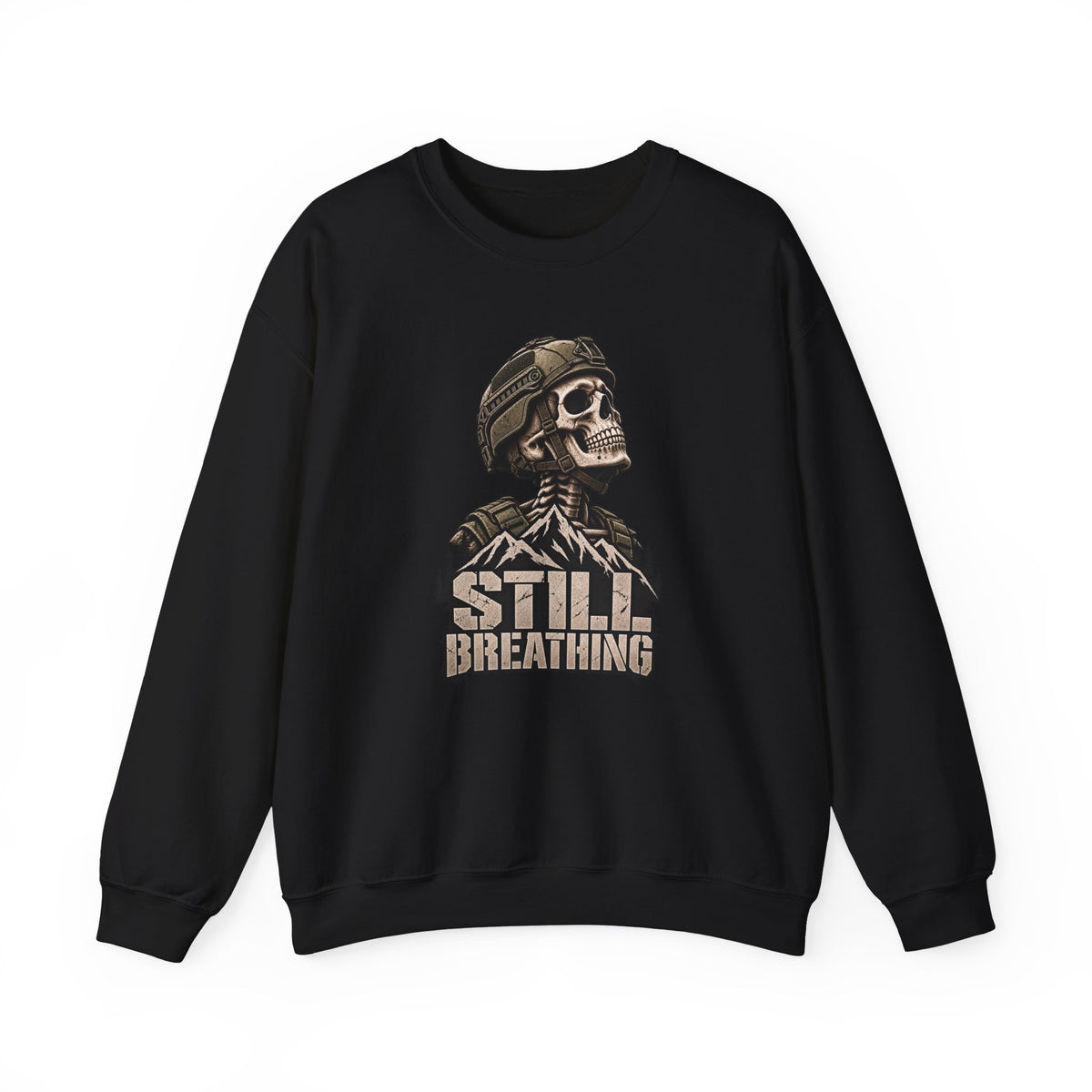 Still Breathing Skull Crewneck Sweatshirt