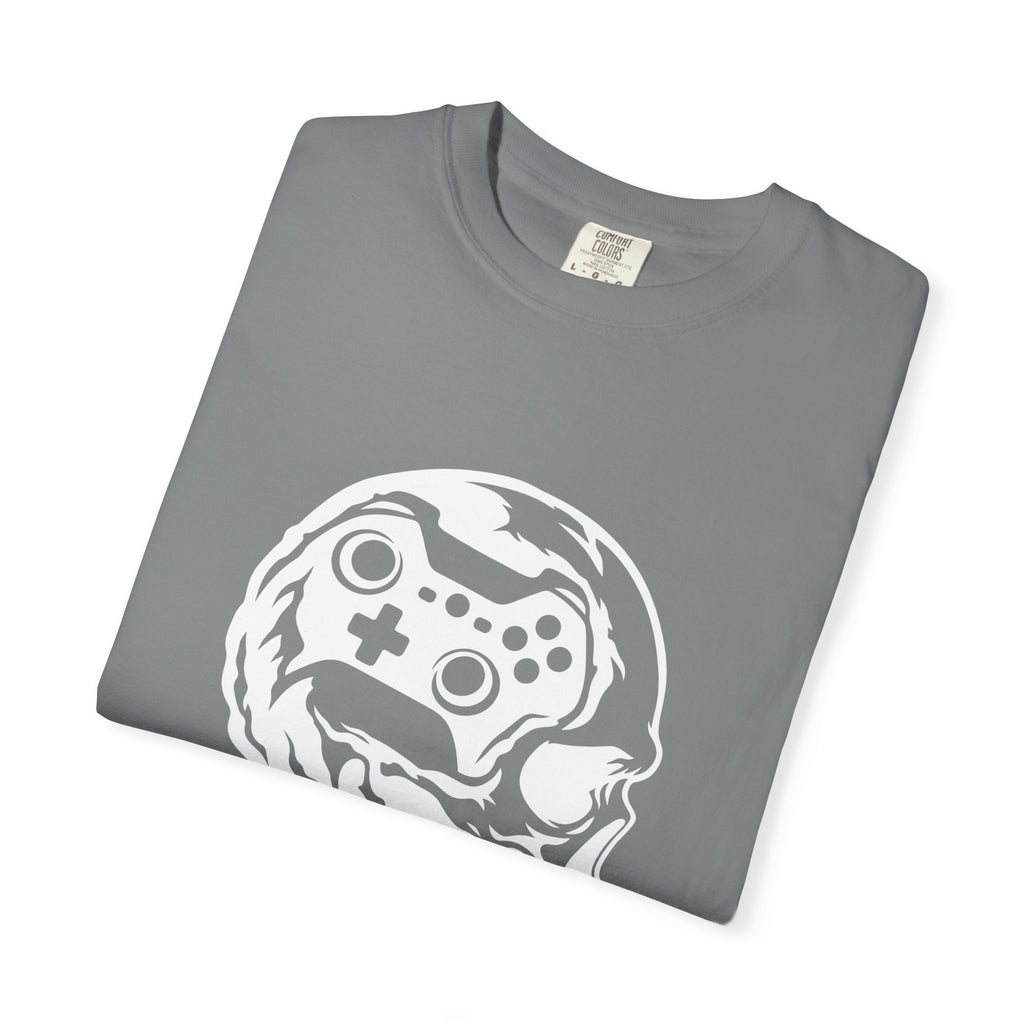GAMER SKULL — T-Shirt Dark Colors — Comfort Colors Garment-Dyed Tee