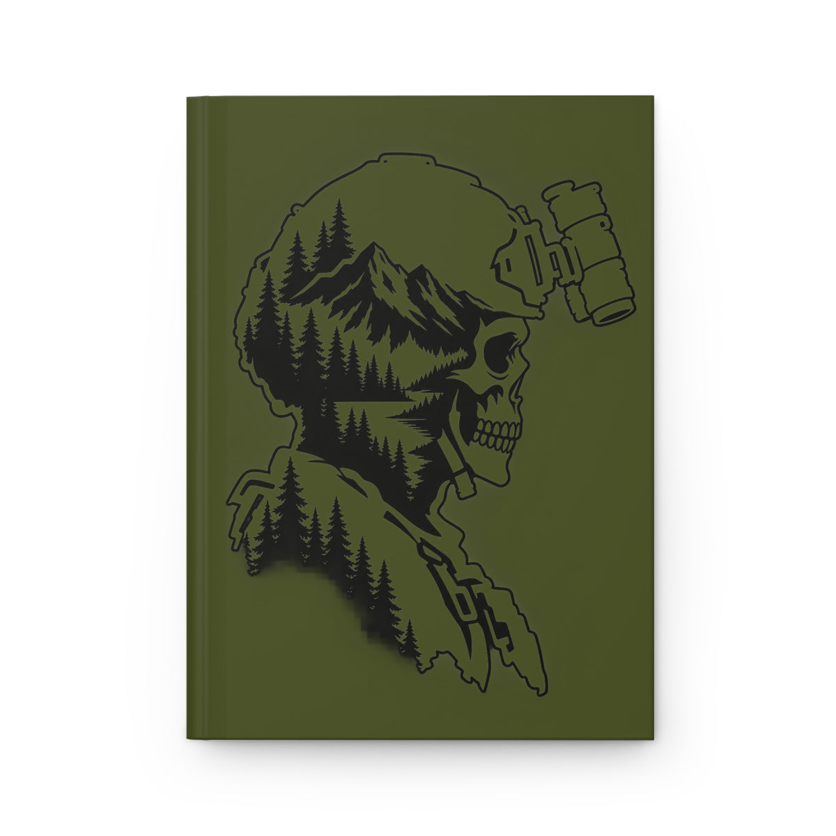 Soldier — Forest/Mountains Bust Hardcover Notebook