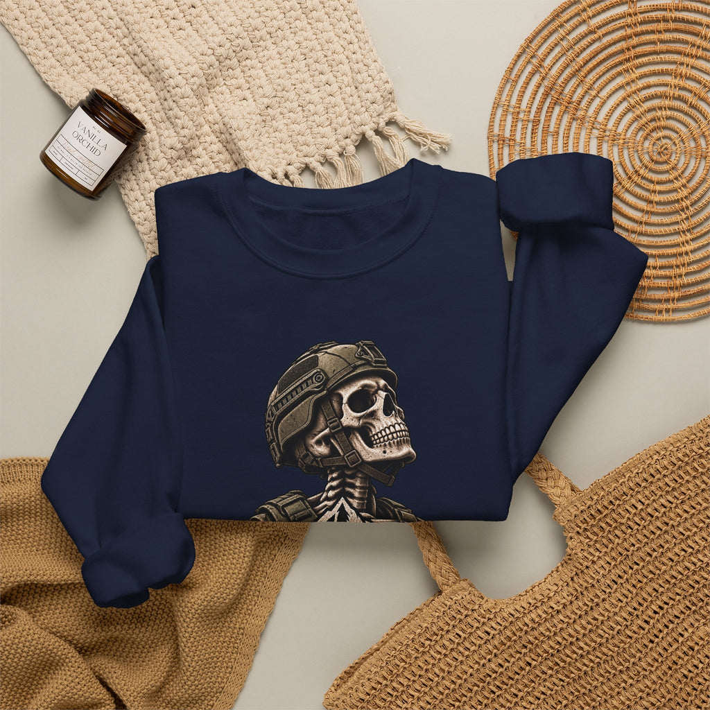 Still Breathing Skull Crewneck Sweatshirt