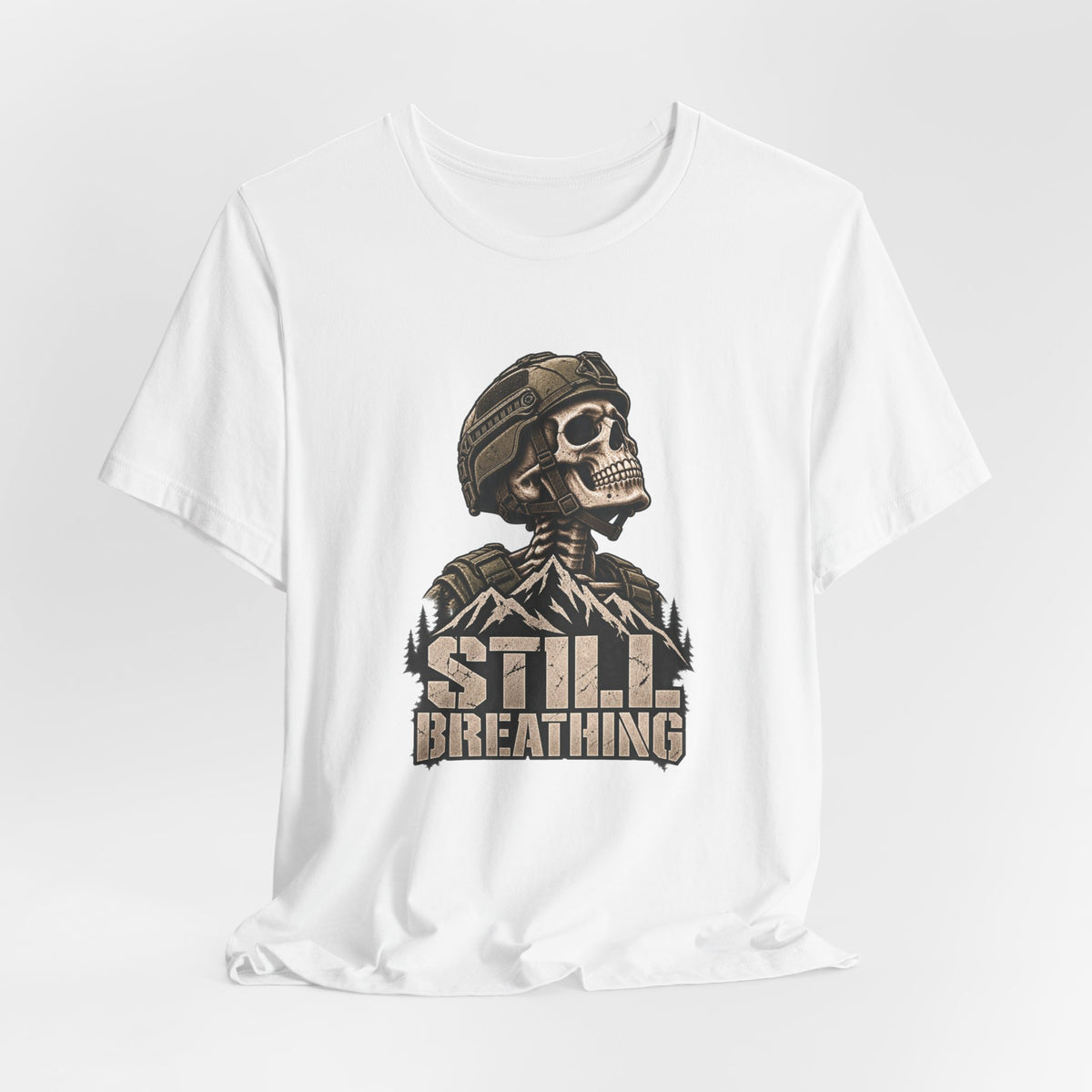 Still Breathing Skull Soldier T-Shirt