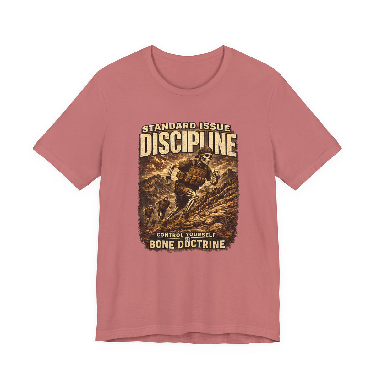 DISCIPLINE — Running Up Mountain T-Shirt — Bella+Canvas Lightweight Tee
