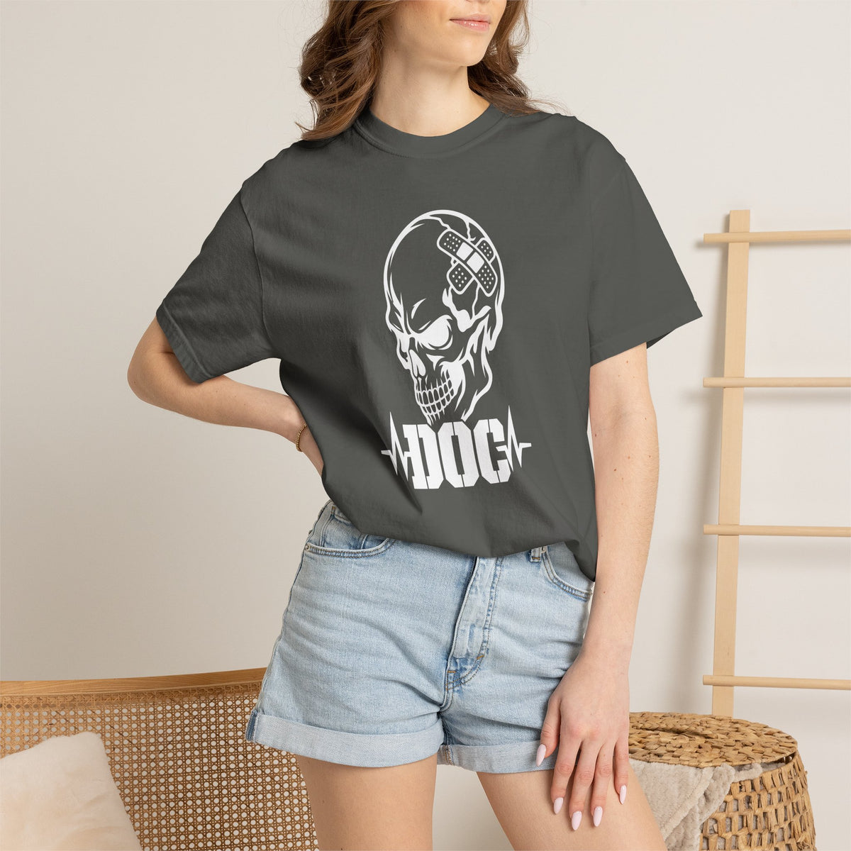 Doc Skull T-Shirt — Military Medic EMT Combat Medic Tee