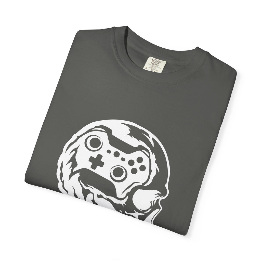 GAMER SKULL — T-Shirt Dark Colors — Comfort Colors Garment-Dyed Tee