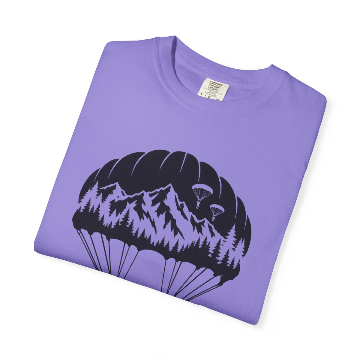 Parachute Mountain Tee — Soldier Silhouette T-Shirt