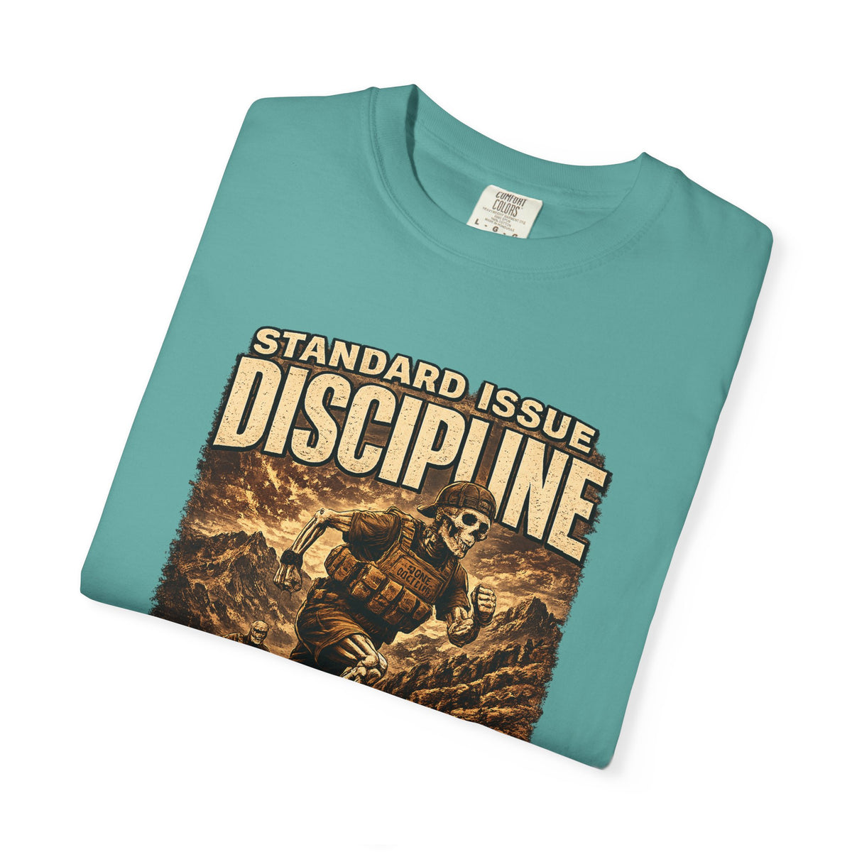 DISCIPLINE — Running Up Mountain T-Shirt — Comfort Colors Garment-Dyed Tee