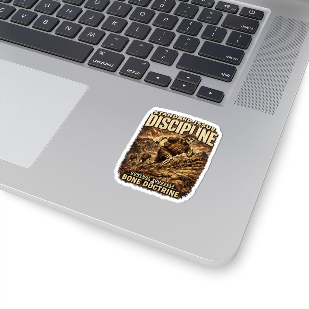 DISCIPLINE — Running Up Mountain Sticker