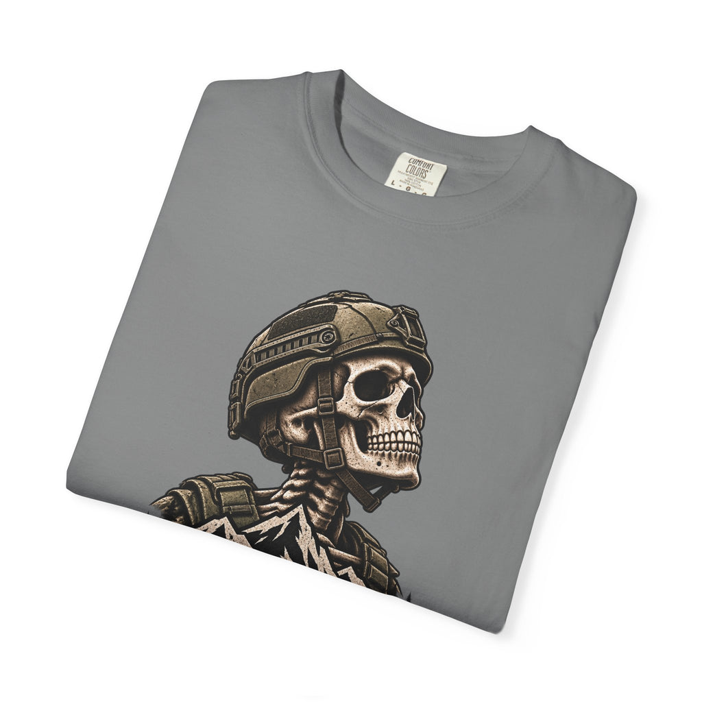 Still Breathing Military Skull T-Shirt