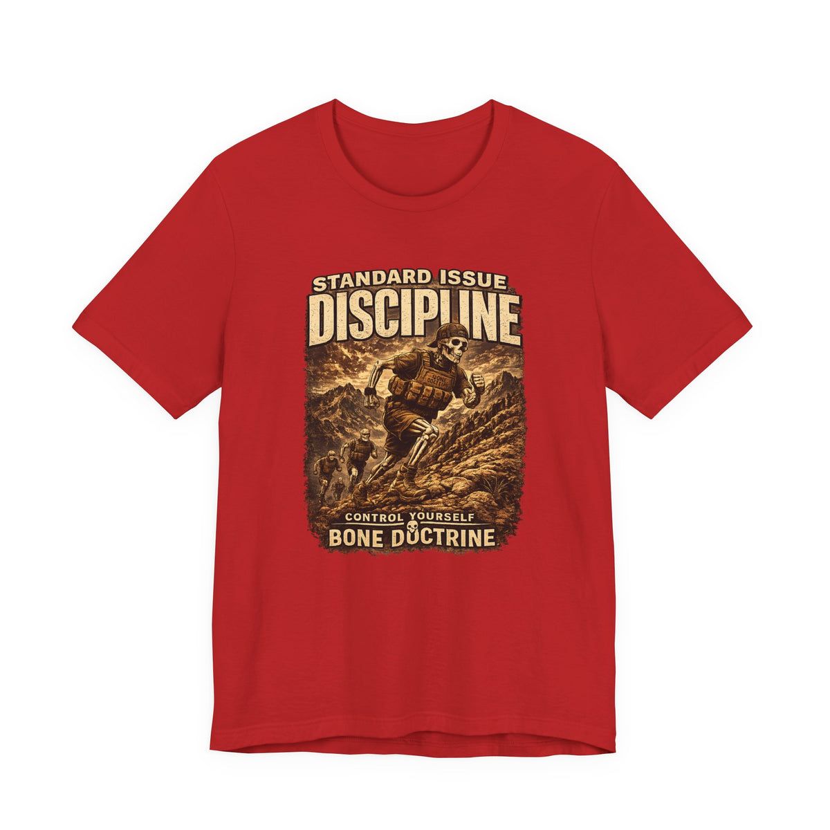 DISCIPLINE — Running Up Mountain T-Shirt — Bella+Canvas Lightweight Tee