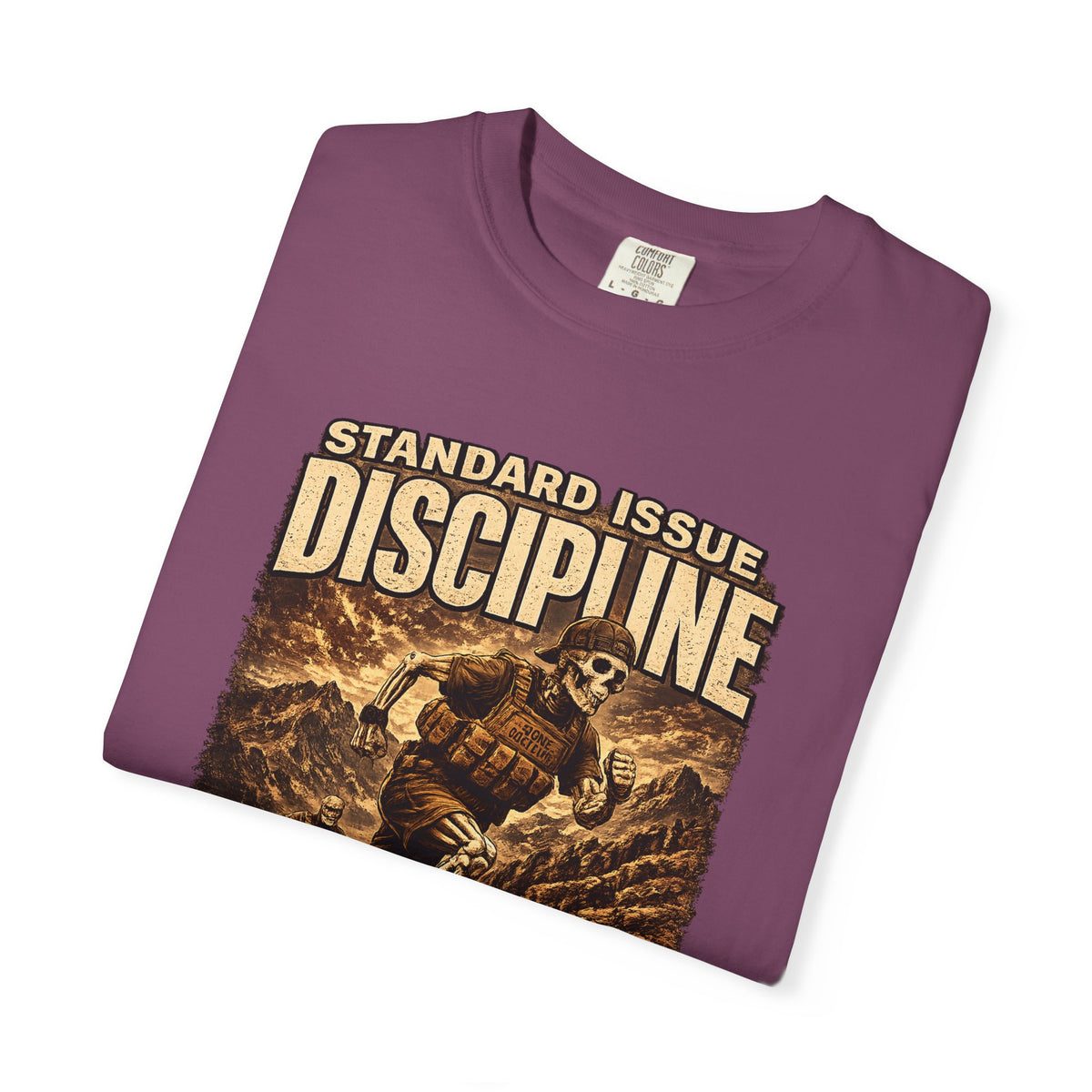 DISCIPLINE — Running Up Mountain T-Shirt — Comfort Colors Garment-Dyed Tee