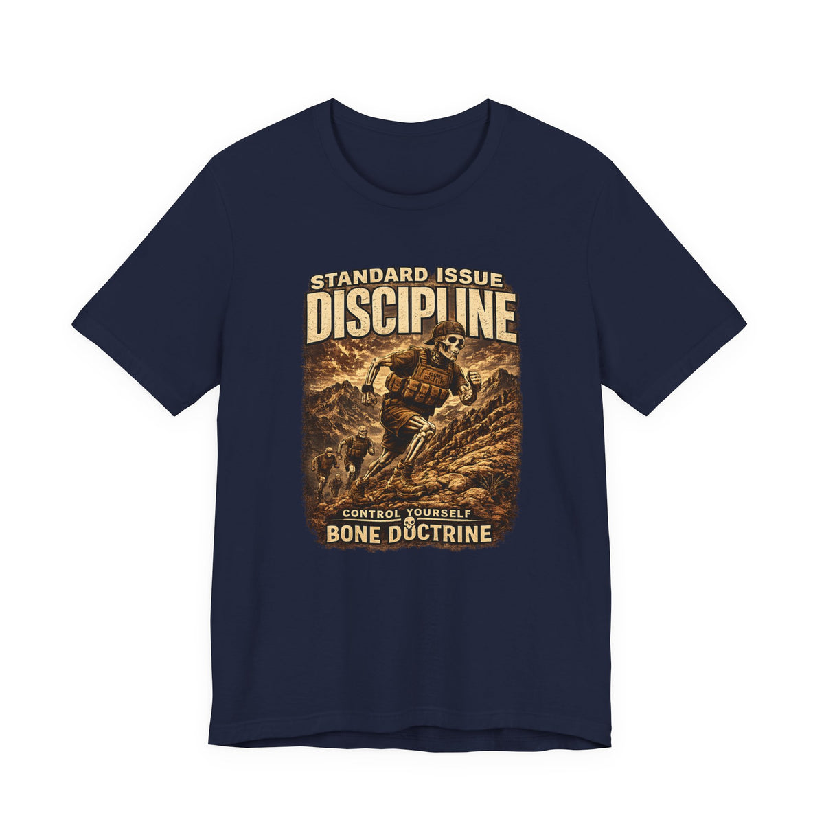 DISCIPLINE — Running Up Mountain T-Shirt — Bella+Canvas Lightweight Tee