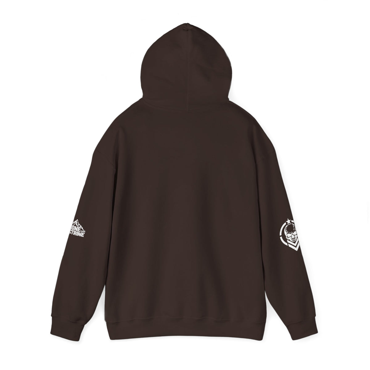 Fitness Skull Hoodie – DOQ Barbell Logo Pullover for Gym & Streetwear