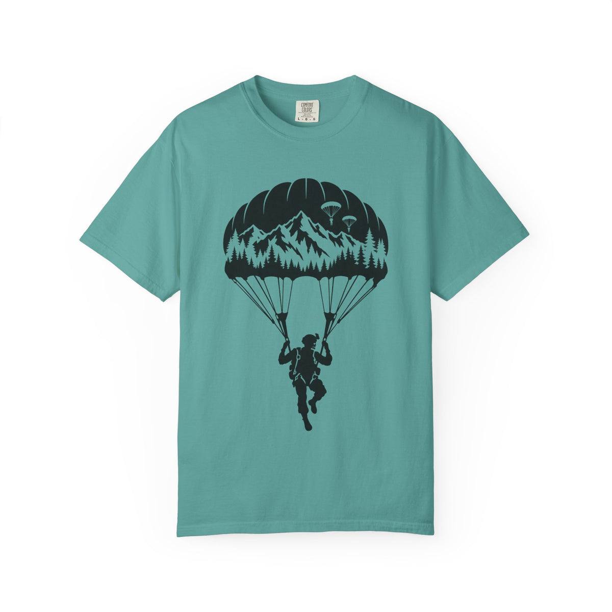 Parachute Mountain Tee — Soldier Silhouette T-Shirt