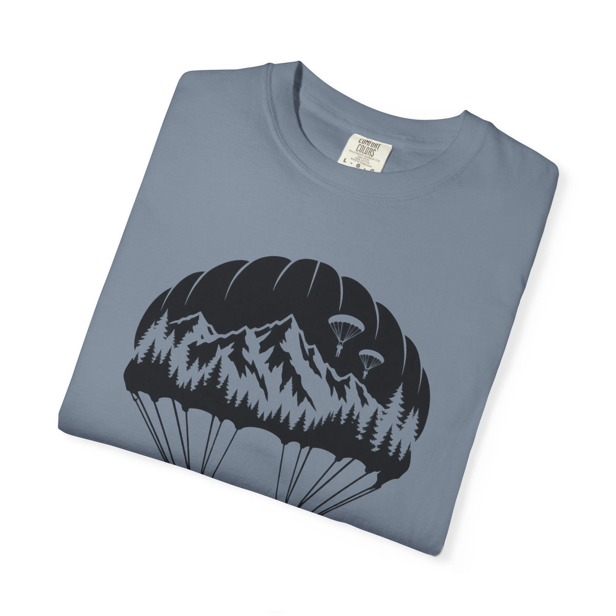Parachute Mountain Tee — Soldier Silhouette T-Shirt