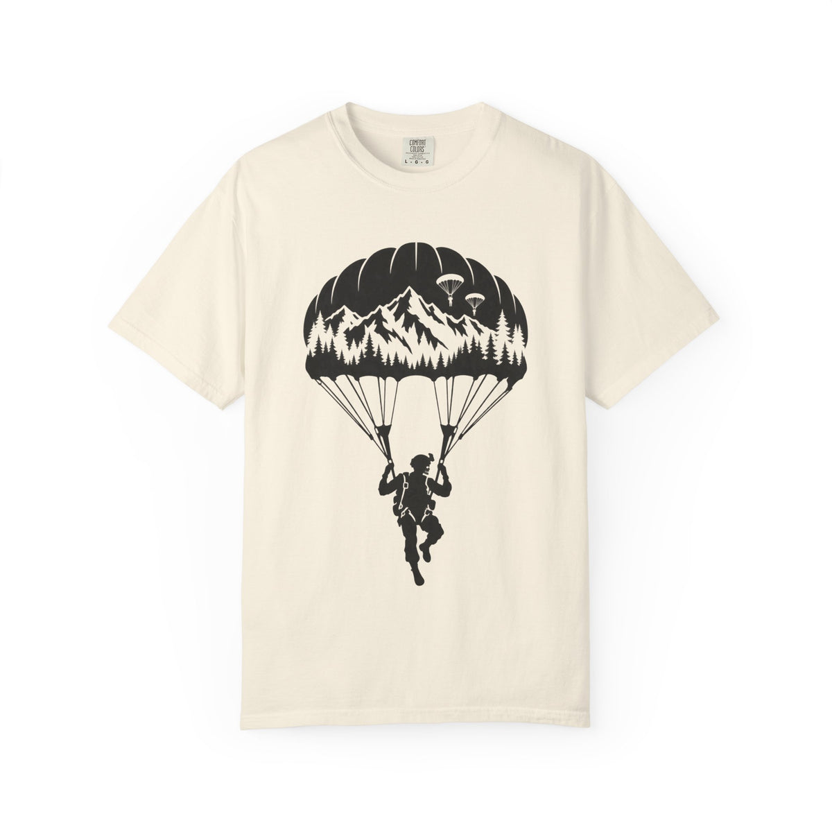 Parachute Mountain Tee — Soldier Silhouette T-Shirt