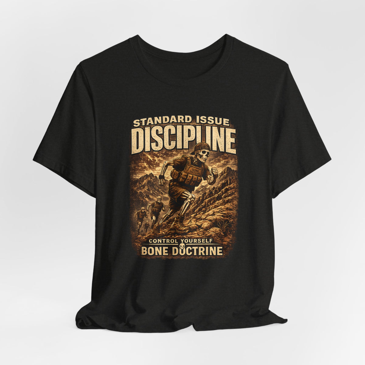 DISCIPLINE — Running Up Mountain T-Shirt — Bella+Canvas Lightweight Tee