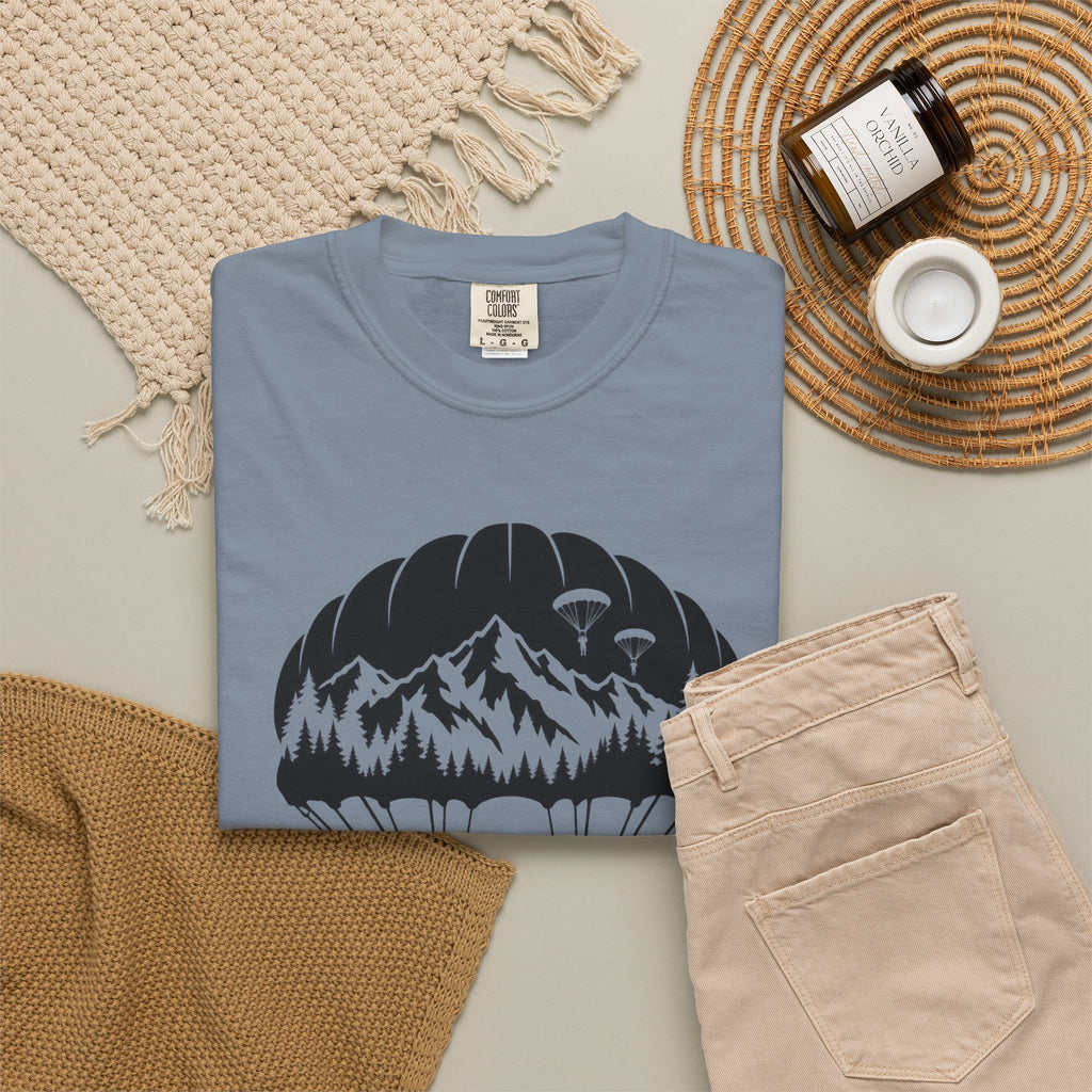 Parachute Mountain Tee — Soldier Silhouette T-Shirt