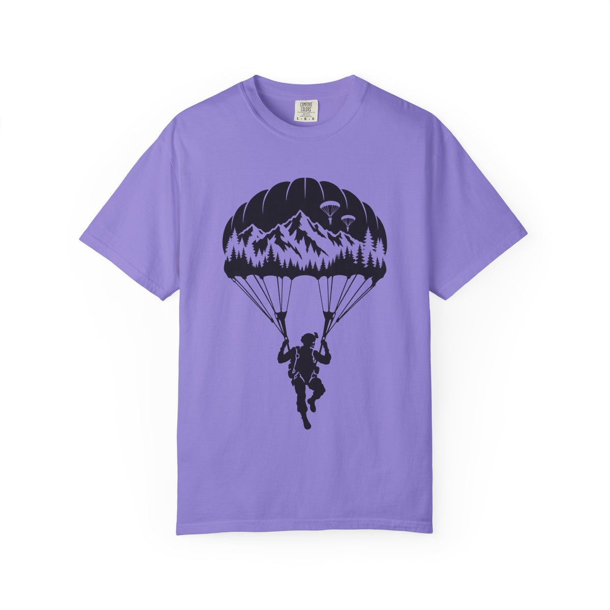 Parachute Mountain Tee — Soldier Silhouette T-Shirt