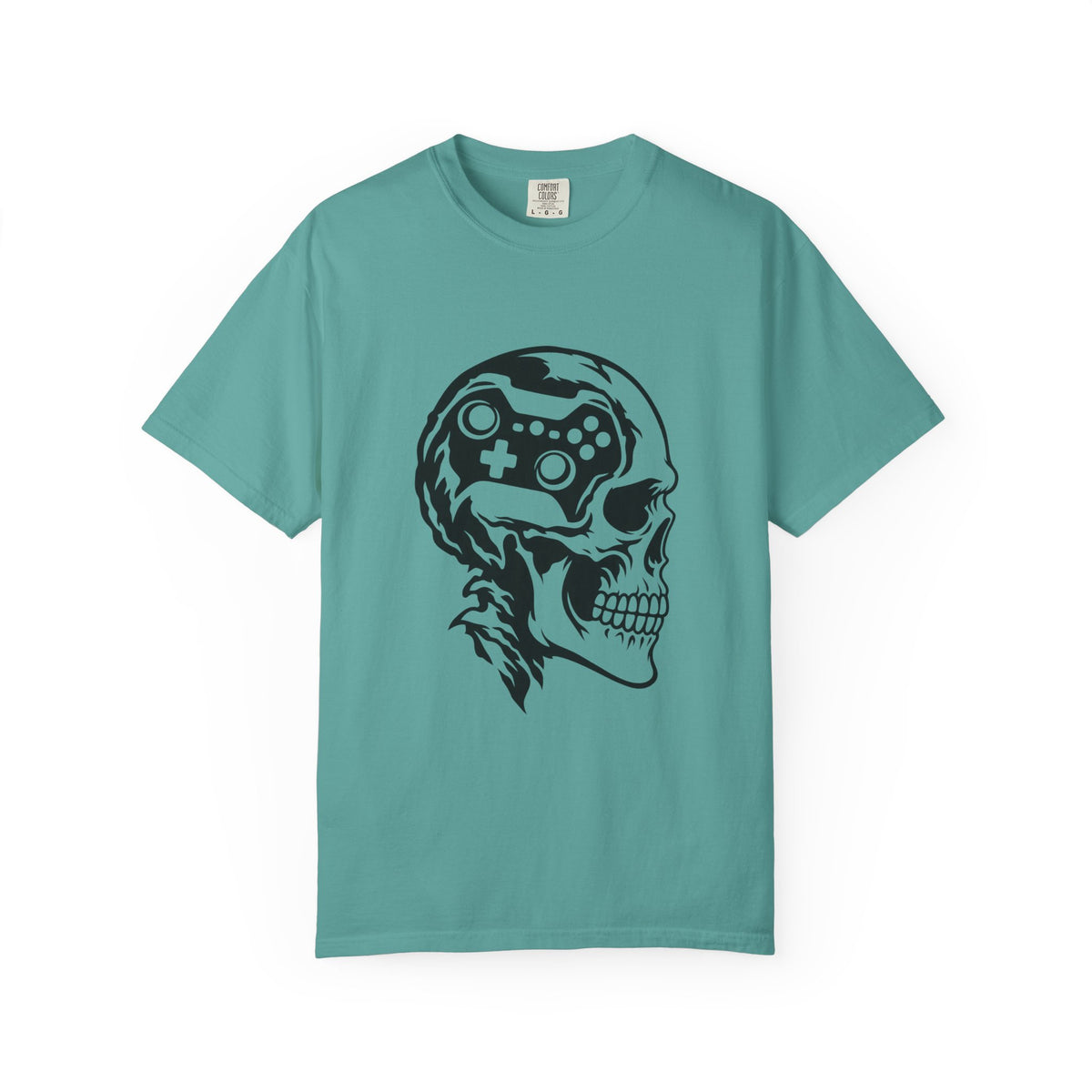 GAMER SKULL — T-Shirt Bright Colors — Comfort Colors Garment-Dyed Tee
