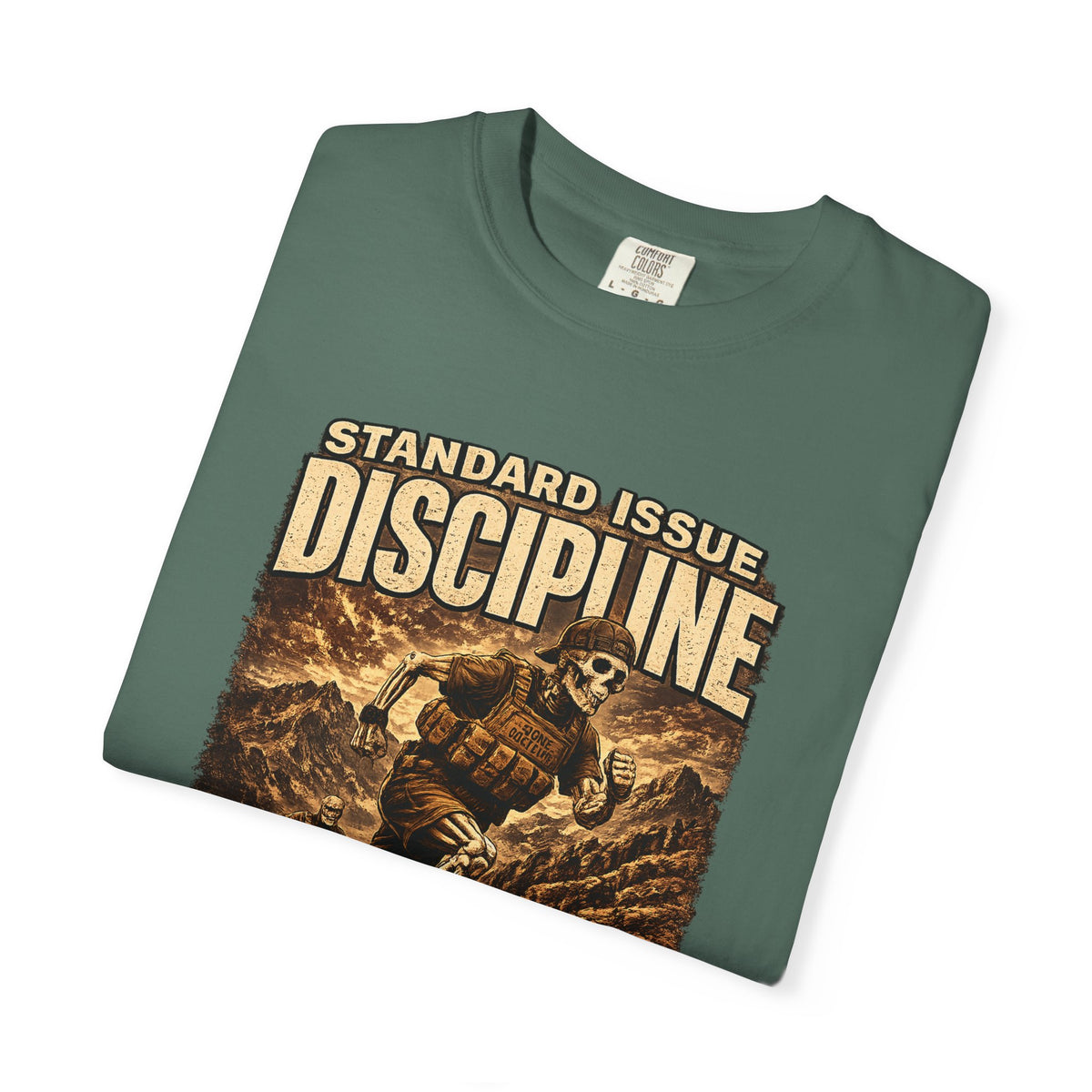 DISCIPLINE — Running Up Mountain T-Shirt — Comfort Colors Garment-Dyed Tee