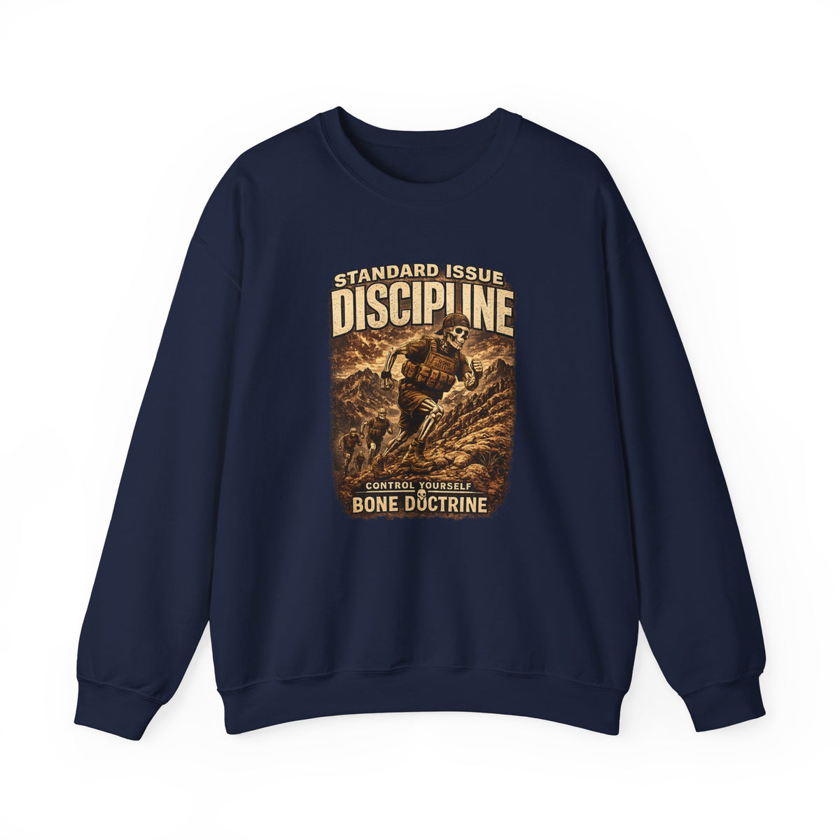 Discipline Bone Doctrine Crewneck Sweatshirt
