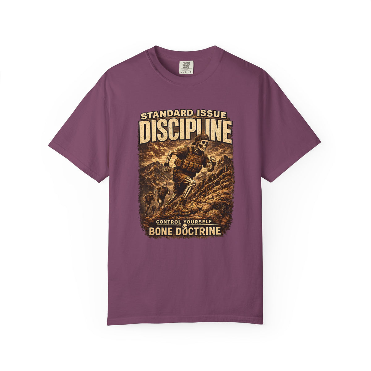 DISCIPLINE — Running Up Mountain T-Shirt — Comfort Colors Garment-Dyed Tee