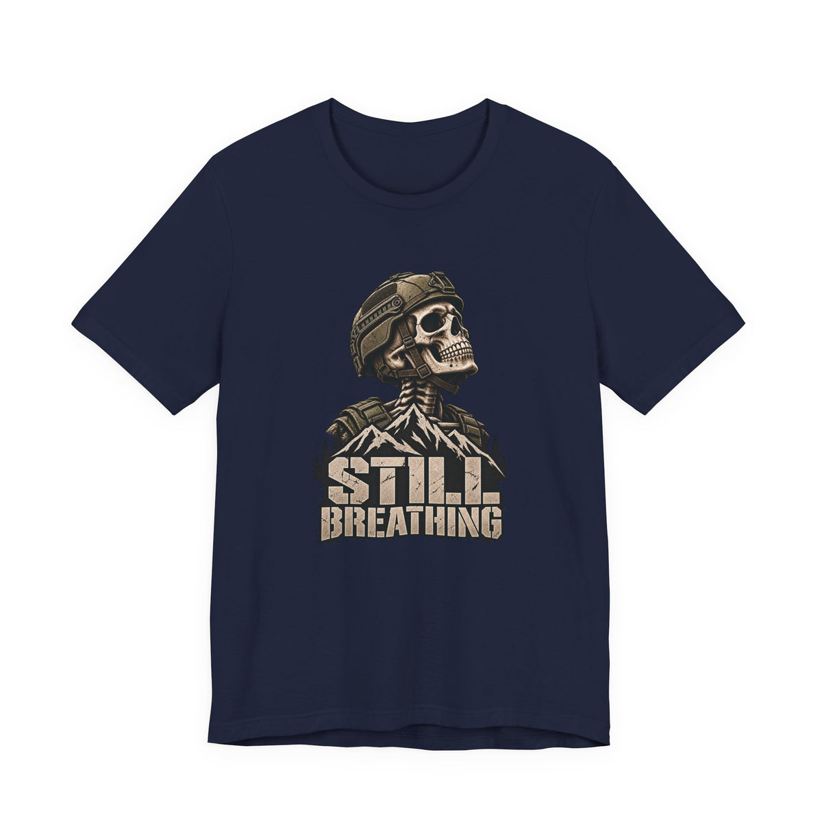 Still Breathing Skull Soldier T-Shirt